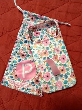 Loopy Case Floral Pink Blue Teal Strap Phone Case